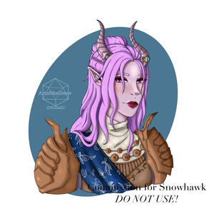 Commission for Snowhawk Commission for Snowhawk